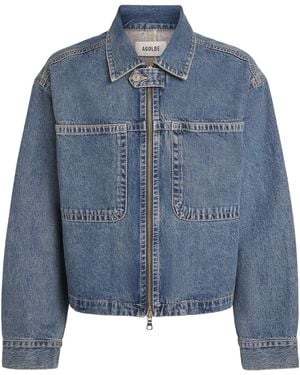 Agolde Croydon Denim Jacket - Blue