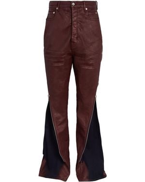 Rick Owens Waxed Bolan Banana Jeans - Purple