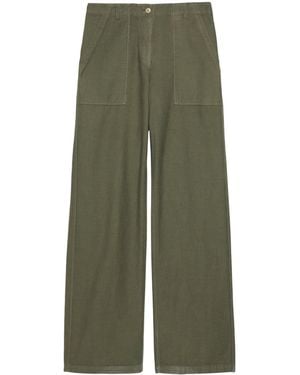 MAX&Co. Cotton Relaxed Pants - Green