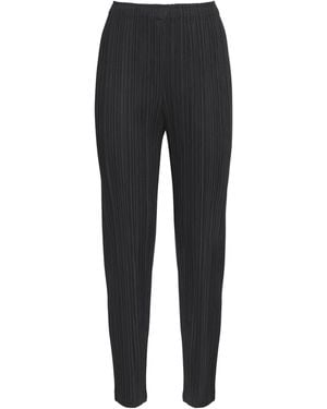 Pleats Please Issey Miyake Thicker Bottoms 2 Trousers - Black