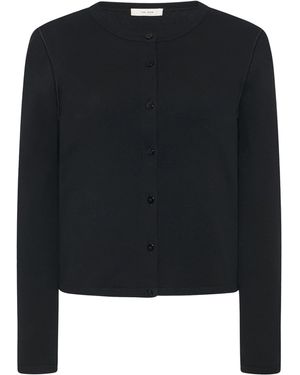 The Row Gretas Cotton Top - Black