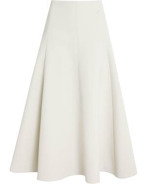 Jacquemus La Jupe Triangle Midi Skirt - White