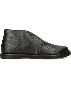 Studio Nicholson Grained Leather Woodrow Boots - Black