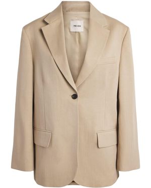 ME+EM Oversized Icon Blazer - Natural