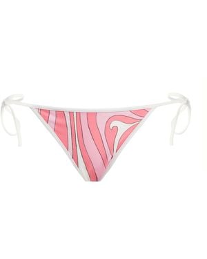 PUCCI Iride Print Bikini Bottoms - Pink