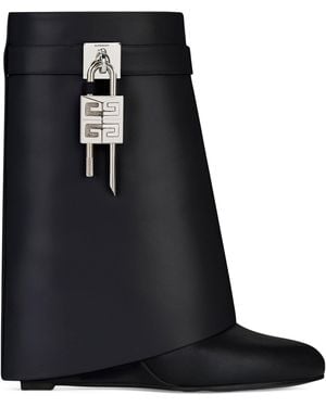 Givenchy Shark Lock Ankle Boots - Black
