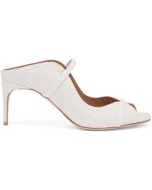 Malone Souliers Lace Noah Heeled Sandals 70 - White