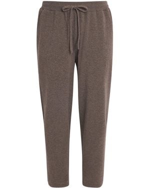 Johnstons of Elgin Cashmere Lewis Sweatpants - Gray