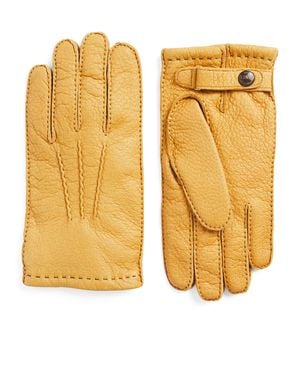 Dents Leather Hampton Gloves - Black