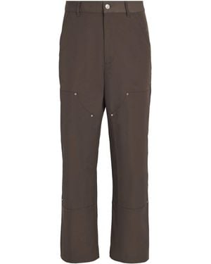 Cole Buxton Gabardine Carpenter Trousers - Grey