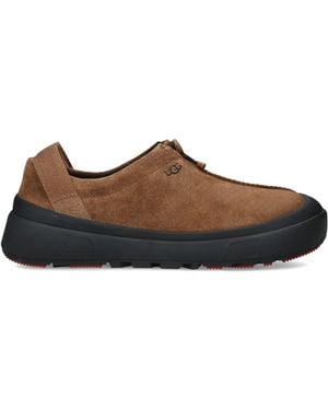 UGG Suede Outpost Slip-On Shoes - Brown