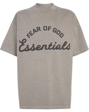 Fear Of God Oversized Training 90S T-Shirt - Grey