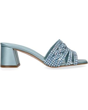 Gina Crystal Utah Mules 50 - Blue