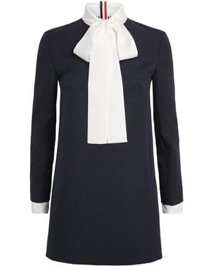Thom Browne Wool Shift Dress - Blue