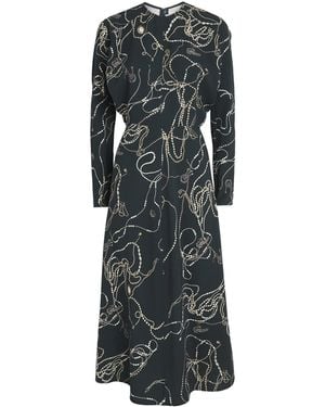 Victoria Beckham Dolman Midi Dress - Black