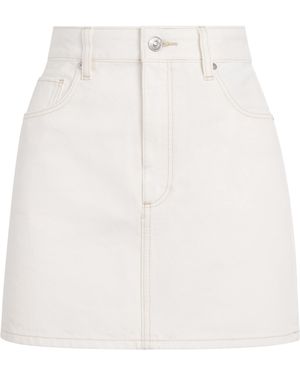 PAIGE Denim Bobbi Mini Skirt - White