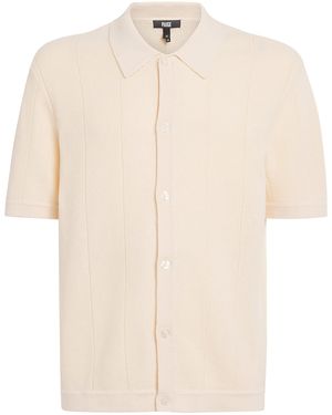 PAIGE Cotton-Linen Mendez Shirt - White