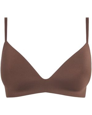 Skims Wireless Form T-Shirt Bra - Brown