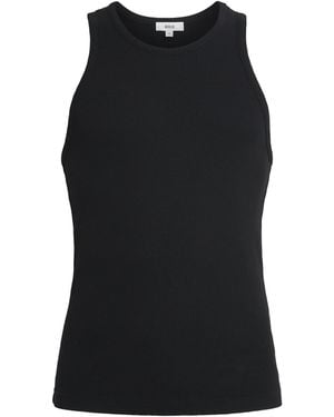 Agolde Ribbed Viggo Tank Top - Black