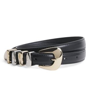 Claudie Pierlot Leather Belt - Black