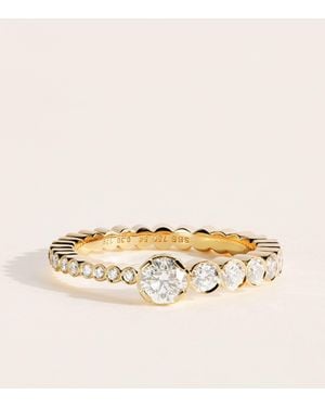 Sophie Bille Brahe And Diamond Ensemble Fiancé Ring - Natural