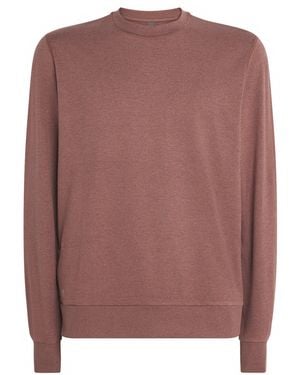 Vuori Ponto Performance Sweatshirt - Brown