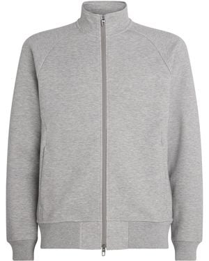 Ralph Lauren Double Knit Zip-Up Jacket - Grey
