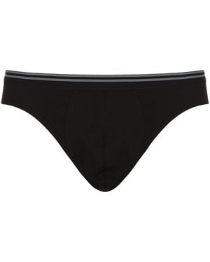 Zimmerli of Switzerland 172 Pure Comfort Hipster Briefs - Black
