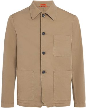Barena Cotton Twill Jacket - Brown