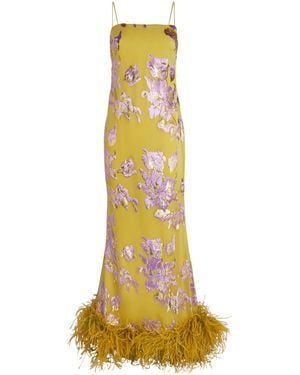 Taller Marmo Floral Polignac Maxi Dress - Yellow