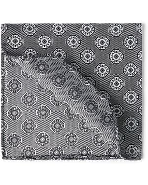 Brunello Cucinelli Silk Pocket Square - Metallic