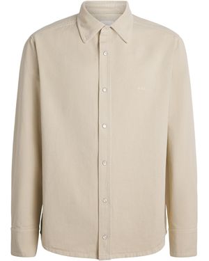 A.P.C. Cotton Logo Shirt - Natural