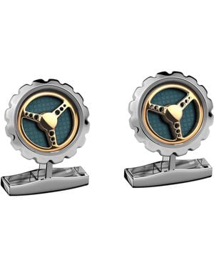 Chopard Racing Steering Wheel Cufflinks - Green