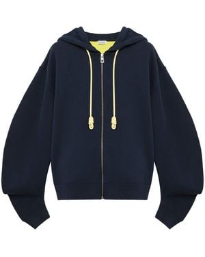 Loewe Flamenco Zip-Up Hoodie - Blue