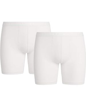 FALKE Stretch Egyptian Cotton Boxer Briefs - White