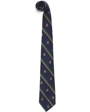 Polo Ralph Lauren Silk Repp Club Tie - Blue