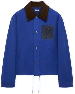 Loewe Cotton Workwear Jacket - Blue