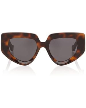 Loewe Anagram Diamond Sunglasses - Brown