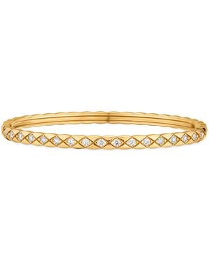 CHANEL And Diamond Coco Crush Bangle - Natural