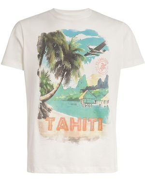 Vilebrequin Cotton Tahiti Print Portisol T-Shirt - Green