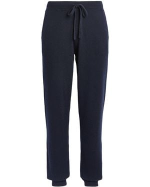 Allude Virgin Wool-Cashmere Joggers - Blue