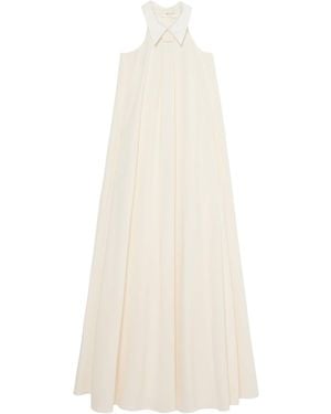 Marina Rinaldi Cold Shoulder Maxi Dress - White