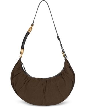 Balmain Eben Hobo Bag - Brown