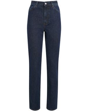 TOTEME High-Rise Slim Jeans in Blue | Lyst