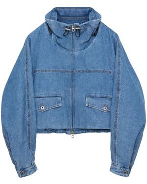 Loewe Denim Bomber Jacket - Blue