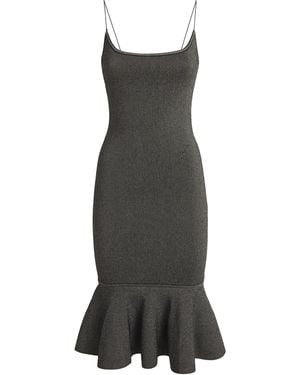 Jacquemus Knitted Pina Midi Dress - Natural