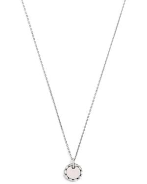 Suzanne Kalan Mini And Diamond Circle Golden Pendant - Metallic