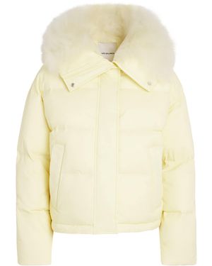 Yves Salomon Down Technical Puffer Jacket - Natural