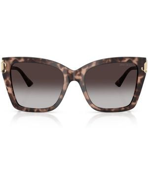 Jimmy Choo Acetate Jc5012 Square Sunglasses - Brown
