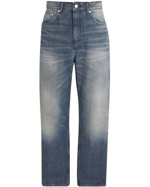 Sandro Baggy Faded Jeans - Blue